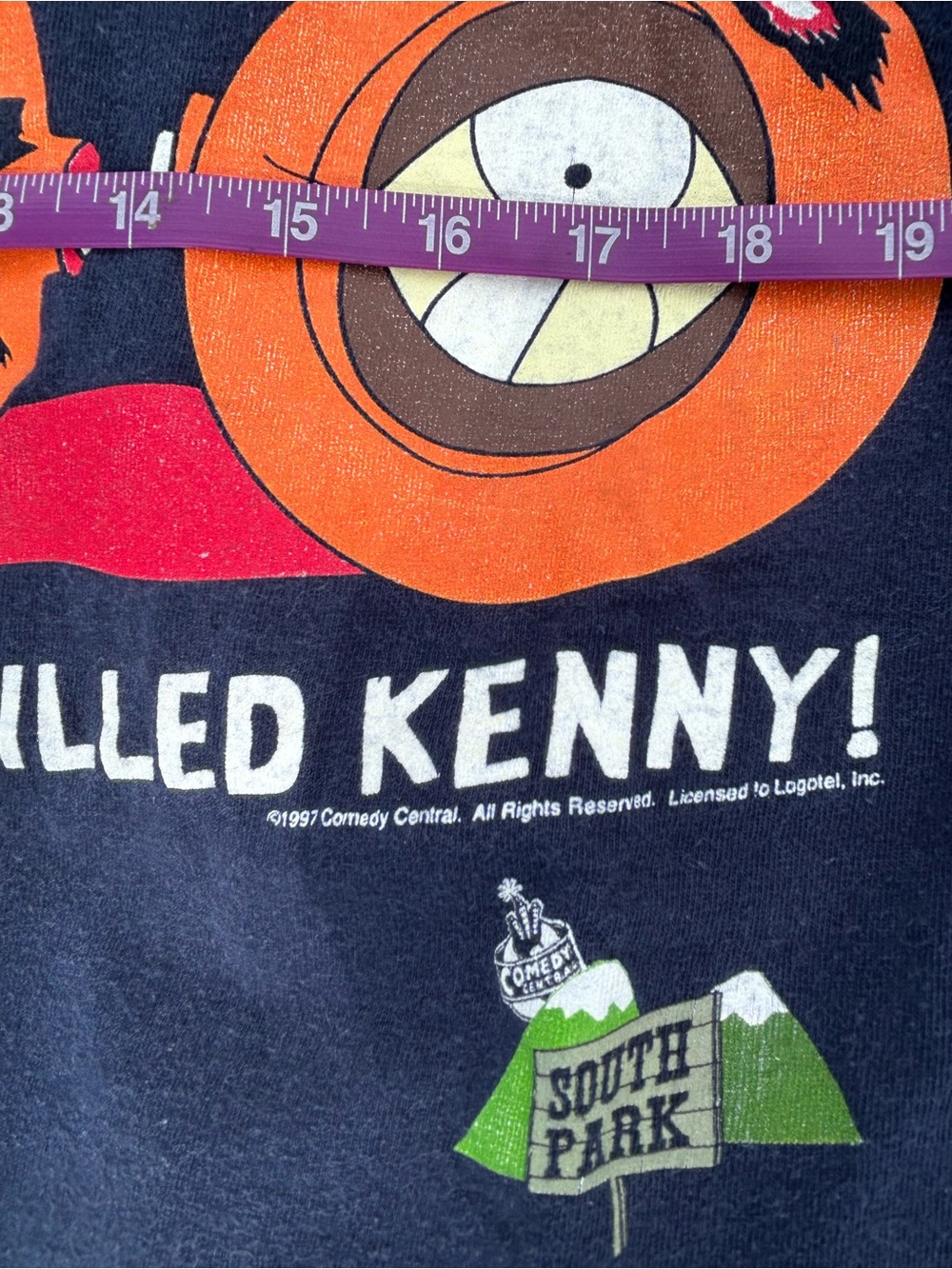 VTG SOUTH PARK YOU KILLED KENNY T- SHIRT 90,s SZ XL - Picture 3 of 5
